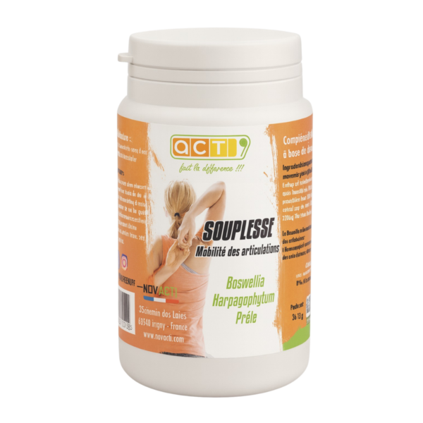 Boîte Souplesse Acti9 : Boswellia, Harpagophytum, Prêle